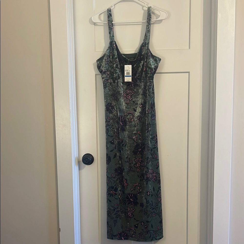 Jessica Simpson Floral Velvet Dress